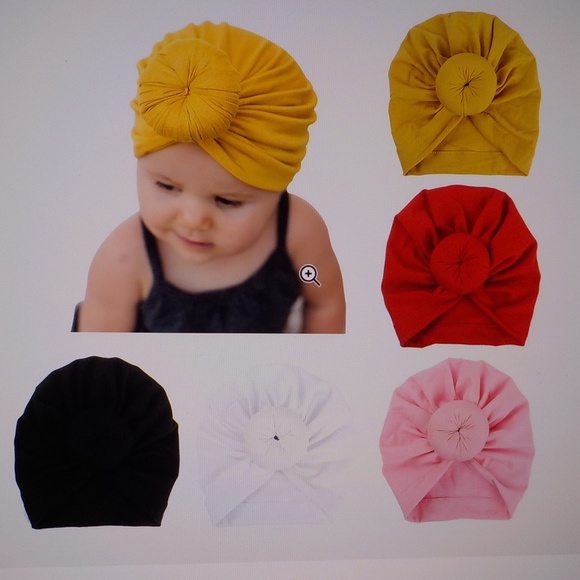 Baby Turban Stretchy Hat - Picture 2 of 6